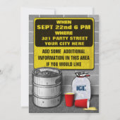 Uitnodigingen van Keg Party (Achterkant)