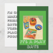 Uitnodigingen van kind (Voorkant / Achterkant)