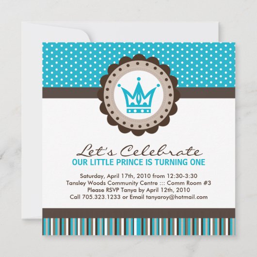 Uitnodigingen van Kinder partijen (Achterkant)