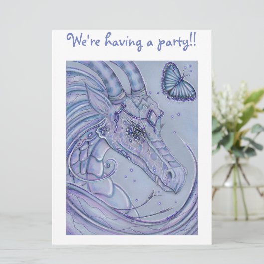 Uitnodigingen van kinderen voor kinderen van het f (Staand voorkant)