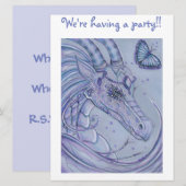 Uitnodigingen van kinderen voor kinderen van het f (Voorkant / Achterkant)