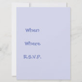 Uitnodigingen van kinderen voor kinderen van het f (Achterkant)