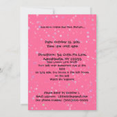 Uitnodigingen van kleine meisjesfeestjes voor leuk (Achterkant)