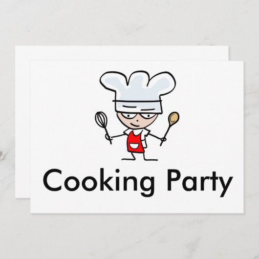 Uitnodigingen van koelpartijen (Voorkant / Achterkant)