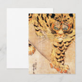 Uitnodigingen van Kuniyoshi Tiger (Voorkant / Achterkant)