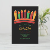 Uitnodigingen van Kwanzaa Party (Staand voorkant)
