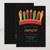 Uitnodigingen van Kwanzaa Party (Voorkant / Achterkant)