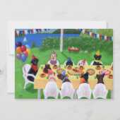 Uitnodigingen van Labrador Birthday Party (Voorkant)