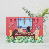 Uitnodigingen van Labrador Chinese Restaurant Part (Staand voorkant)