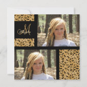 Uitnodigingen van Leopard Print Party (Achterkant)