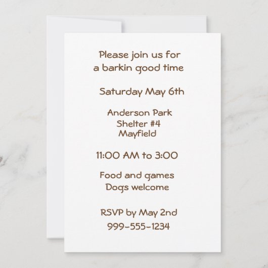 Uitnodigingen van Lime Green Dachshund Party (Achterkant)