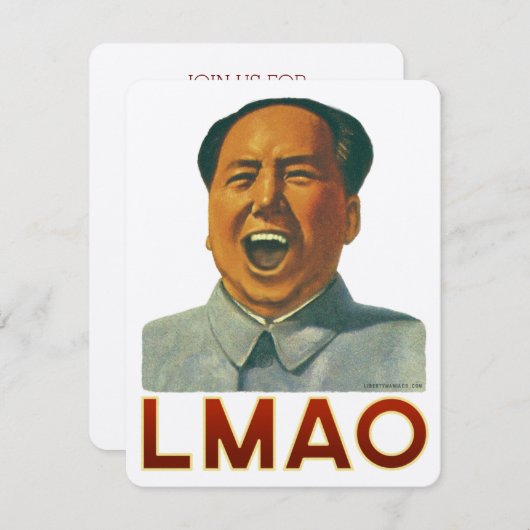 Uitnodigingen van LMAO-partijen (Voorkant / Achterkant)