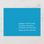 Uitnodigingen van Luau Party (Achterkant)