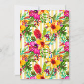 Uitnodigingen van Luau Party (Achterkant)