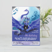 Uitnodigingen van Luna Dragon Party (Staand voorkant)