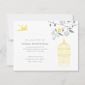 Uitnodigingen van Marigold Bridal Shower (Voorkant)