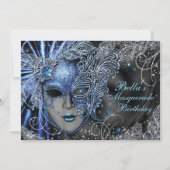 Uitnodigingen van Masquerade Party (Voorkant)