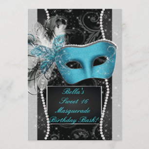 Uitnodigingen van Masquerade Party