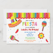 Uitnodigingen van Mexicaanse Fiesta Birthday Party (Voorkant)