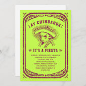 Uitnodigingen van Mexicaanse Partij (Voorkant / Achterkant)