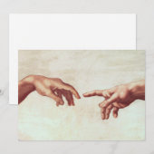 Uitnodigingen van Michelangelo Hands (Voorkant / Achterkant)