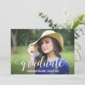 Uitnodigingen van moderne Graduation Party (Staand voorkant)