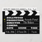 Uitnodigingen van Movie Awards (Voorkant / Achterkant)