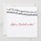 Uitnodigingen van muzieknoten (Achterkant)