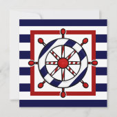 Uitnodigingen van Nautical Party (Voorkant)