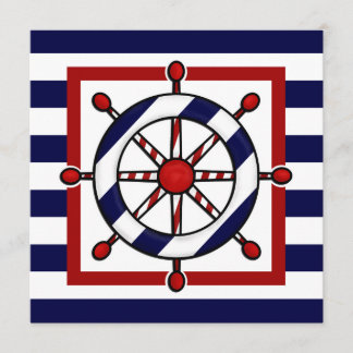 Uitnodigingen van Nautical Party