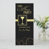 Uitnodigingen van Open House Party (Staand voorkant)