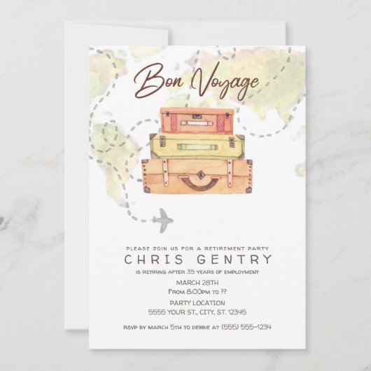 Uitnodigingen van oproepende reispartijen (Voorkant)