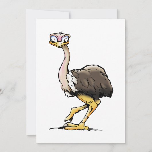 Uitnodigingen van Ostrich (Voorkant)