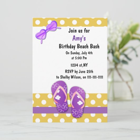 Uitnodigingen van PAARSE partijen (Staand voorkant)