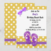 Uitnodigingen van PAARSE partijen (Voorkant / Achterkant)