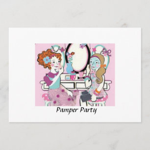 Uitnodigingen van Pamper Party