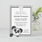 Uitnodigingen van Panda Birthday Party (Staand voorkant)