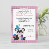 Uitnodigingen van Panda Birthday Party (Staand voorkant)