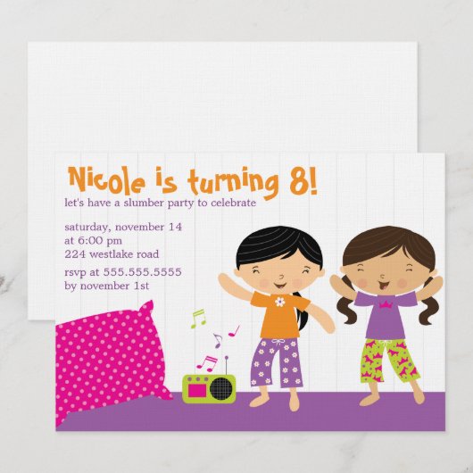 Uitnodigingen van partijen (Voorkant / Achterkant)