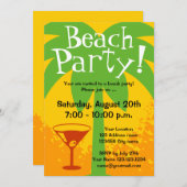 Uitnodigingen van partijen| Aangepaste uitnodiging (Voorkant / Achterkant)