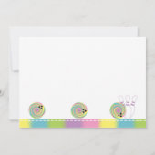 Uitnodigingen van pastel Girl Bowling Birthday Par (Achterkant)