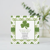 Uitnodigingen van Patrick's Day (Staand voorkant)