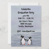 Uitnodigingen van Penguins Graduation Party (Voorkant)