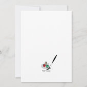 Uitnodigingen van pompoenafscheidende partijen (Achterkant)