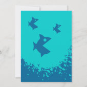 Uitnodigingen van poolpartijen | Aangepaste uitnod (Achterkant)