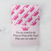 Uitnodigingen van Princess Party Chihuahua (Binnen)