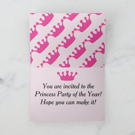 Uitnodigingen van Princess Party Chihuahua (Binnen)