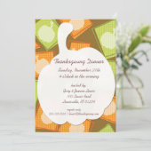 Uitnodigingen van Pumpkin Patch Thanksgiving Party (Staand voorkant)