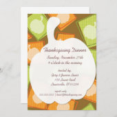 Uitnodigingen van Pumpkin Patch Thanksgiving Party (Voorkant / Achterkant)