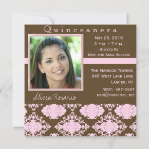 Uitnodigingen van Quinceanera